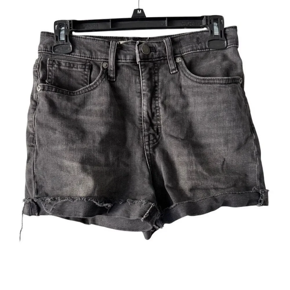 Madewell high rise denim shorts size 25